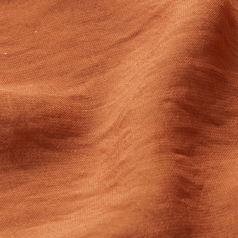 Tecido leve para blusas Enrugado Liso – bronze,  image number 2