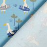 Jersey de algodão Gansos a surfar Impressão Digital – azul claro,  thumbnail number 4