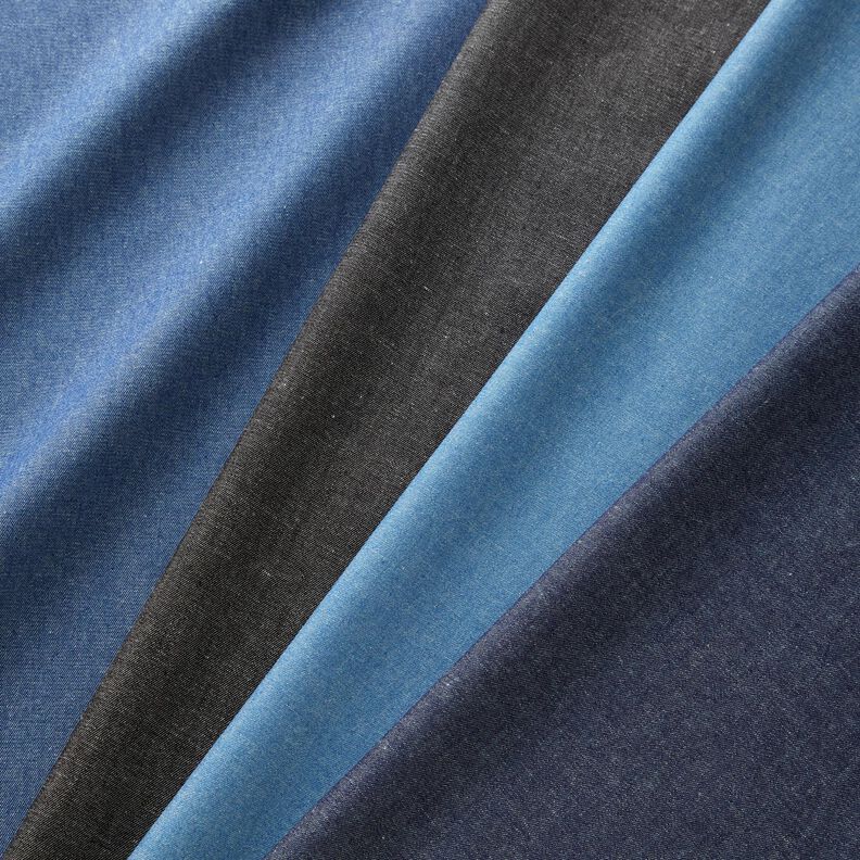 Denim de algodão, leve – azul claro,  image number 4