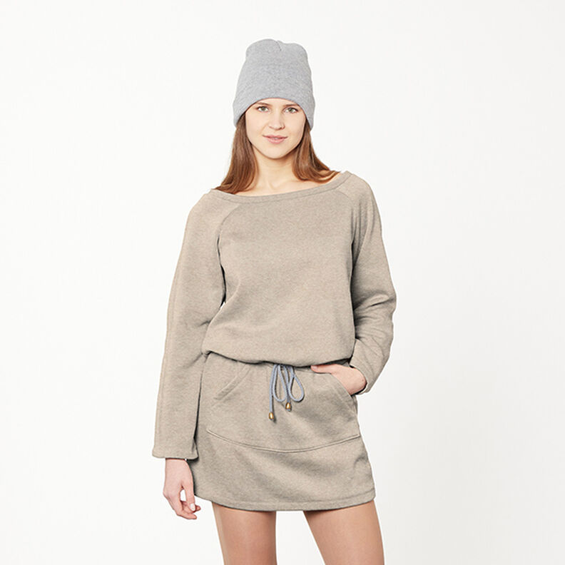 Sweatshirt Melange Claro – cor de areia,  image number 6