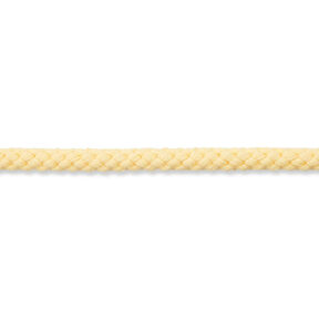 Cordão de algodão [Ø 7 mm] – amarelo-baunilha, 