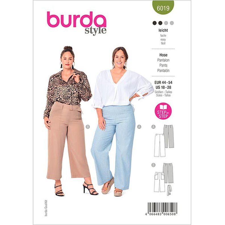 Spodnie,Burda 6019 | 44 - 54,  image number 1