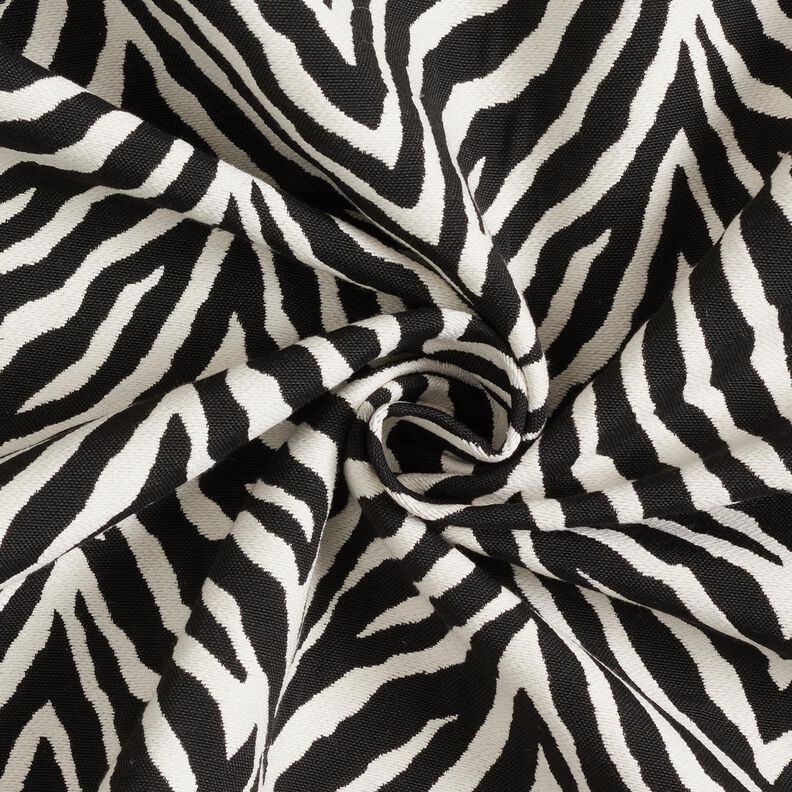 Tecido para decoração Jacquard Zebra – marfim/preto,  image number 3