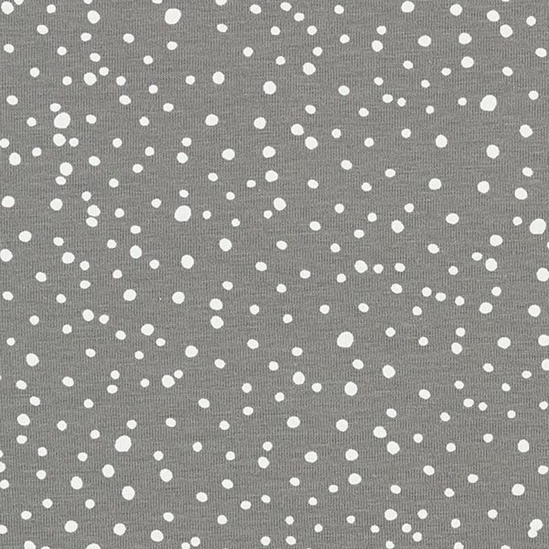 Jersey de algodão Pintas irregulares – cinzento,  image number 1