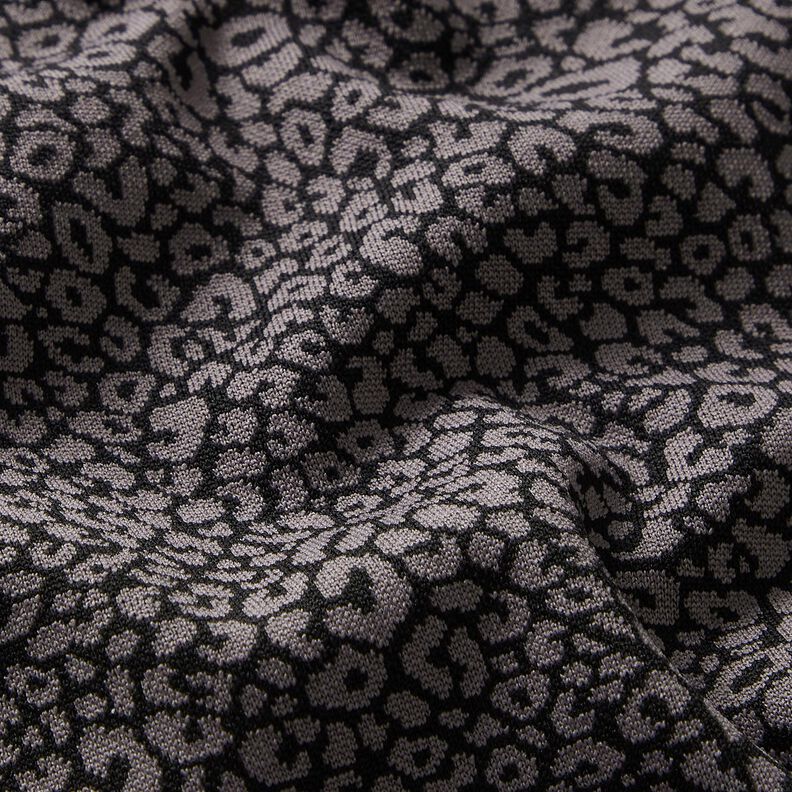 Malha Jacquard Leo – cinzento/preto,  image number 2