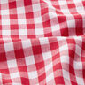 Tecido de algodão Xadrez Vichy 1 cm – vermelho/branco,  thumbnail number 2