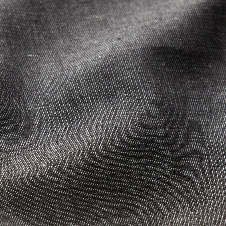 Denim de algodão, leve – preto,  image number 2