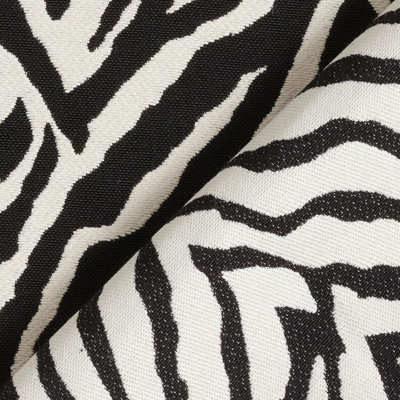 Tecido para decoração Jacquard Zebra – marfim/preto,  image number 4