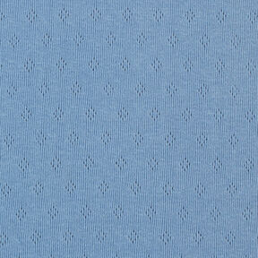 Jersey malha fina com padrão perfurado – azul, 