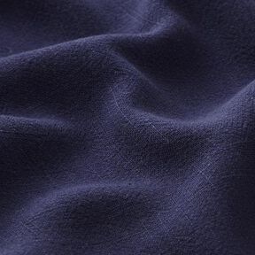 Tecido de linho e viscose – azul-marinho, 