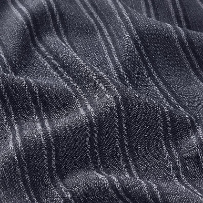 Tecido de algodão Riscas crashed – azul-marinho,  image number 2