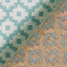 Tecido para exteriores jacquard Losangos – menta,  thumbnail number 4