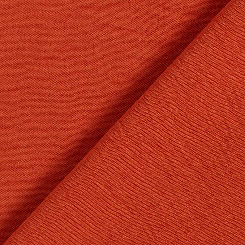 Tecido para blusas amarrotado, liso – terracota,  image number 3