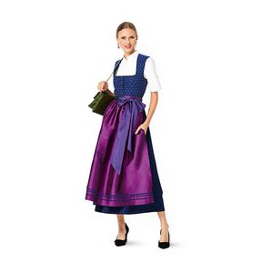 Vestido tradicional da Baviera, Burda 6268 | 34-44, 