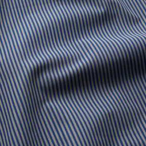 Tecido para camisas Riscas longitudinais – azul/cinzento, 