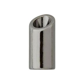 Pontas de cordão [ Ø 5 mm ] – prata antiga metálica, 