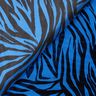 Chiffon Riscas de zebra – azul/preto,  thumbnail number 4