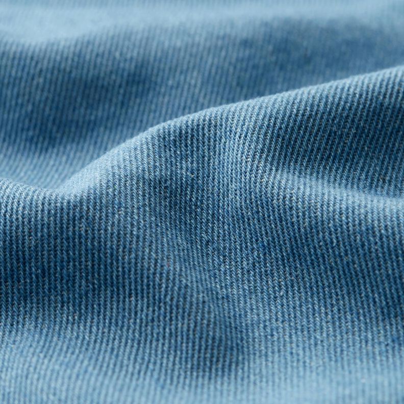 Denim de algodão, pesado – azul claro,  image number 2