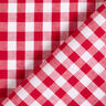 Tecido de algodão Xadrez Vichy 1 cm – vermelho/branco,  thumbnail number 4