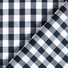 Tecido de algodão Xadrez Vichy 1 cm – preto azulado/branco,  thumbnail number 4
