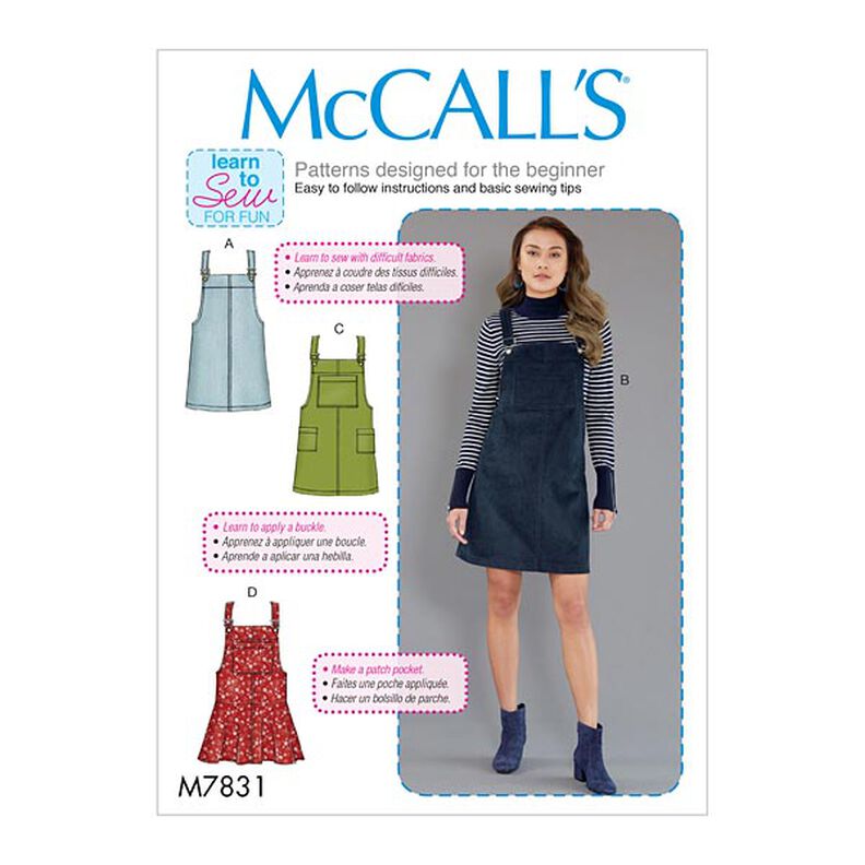 Dungaree, McCalls 7831 | 38 - 46,  image number 1