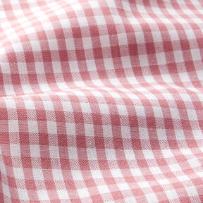 Tecido de algodão Xadrez Vichy 0,5 cm – rosa embaçado/branco, 