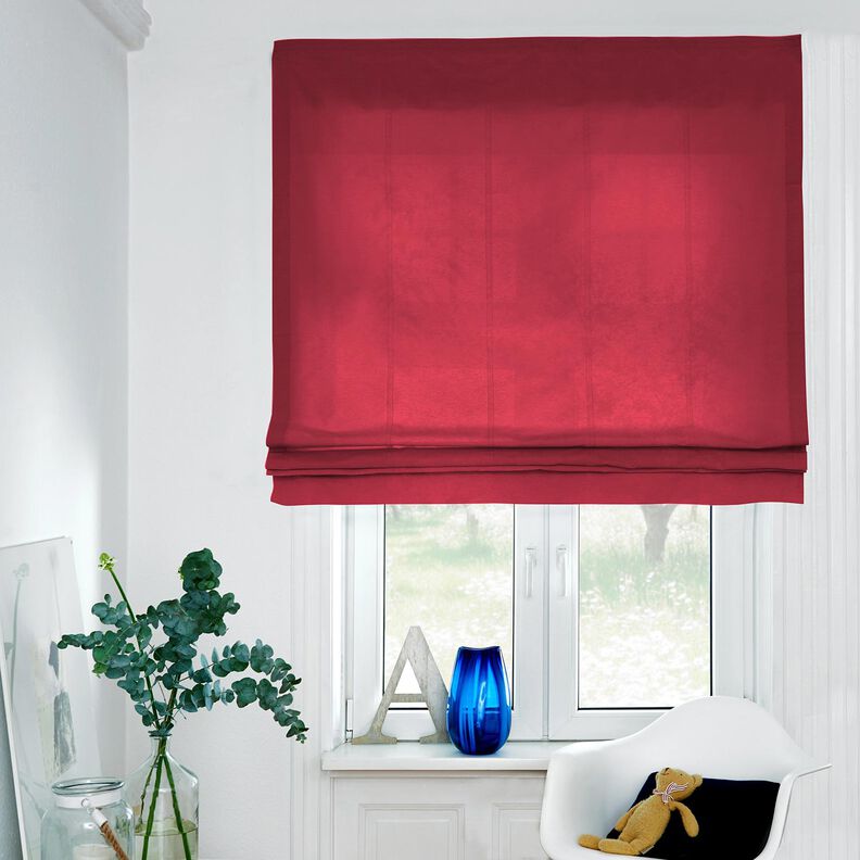 Linho para decoração Liso – vermelho escuro,  image number 5