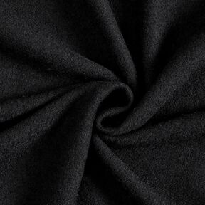 Tecido leve de malha com mistura de viscose e lã – preto, 