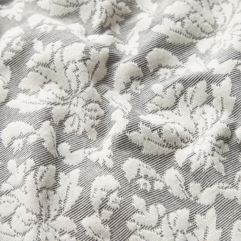 Jacquard Jersey Ornamentos – cinzento claro/branco,  image number 2