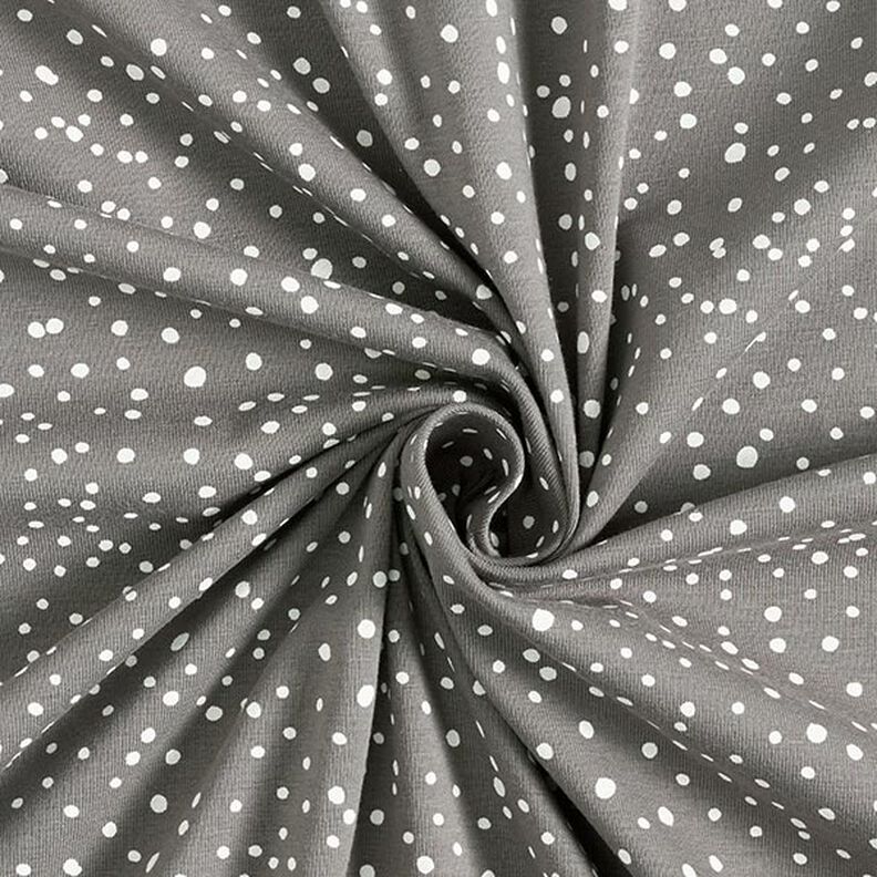 Jersey de algodão Pintas irregulares – cinzento,  image number 3