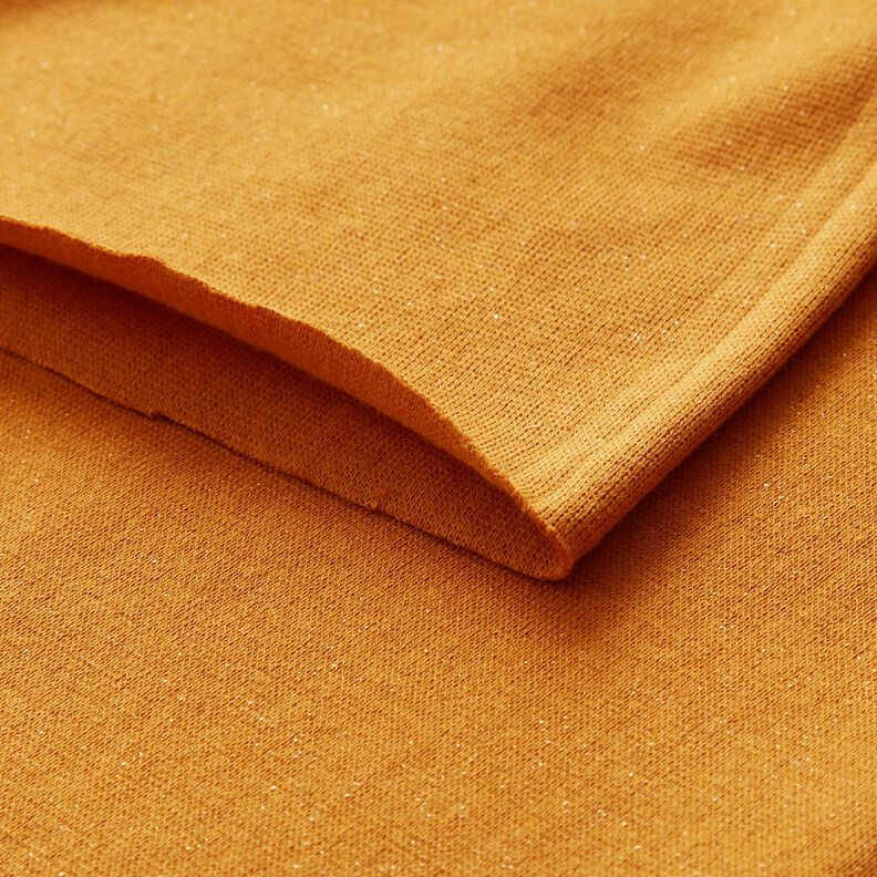 Bordas Tecido tubular Brilho – amarelo-caril/ouro metálico,  image number 4