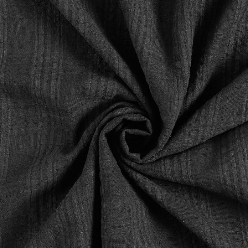 Anarruga Mistura de viscose e algodão – preto,  image number 4