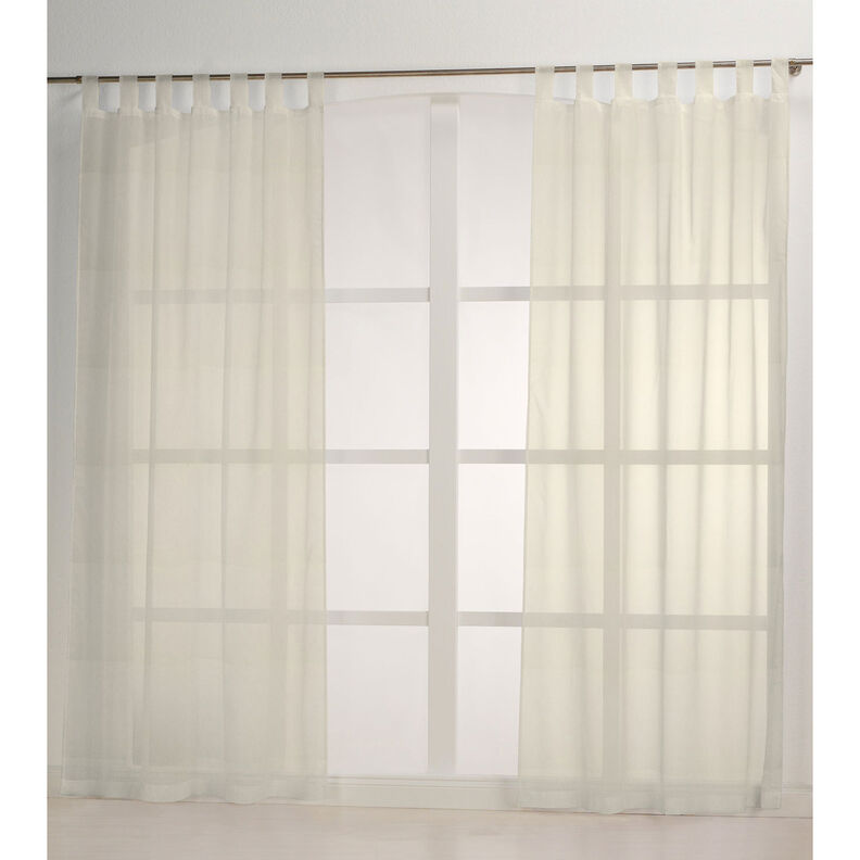 Tecido para cortinados Aparência Bouclé 300 cm – branco sujo,  image number 6