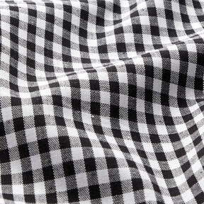 Tecido de algodão Xadrez Vichy 0,5 cm – preto/branco, 