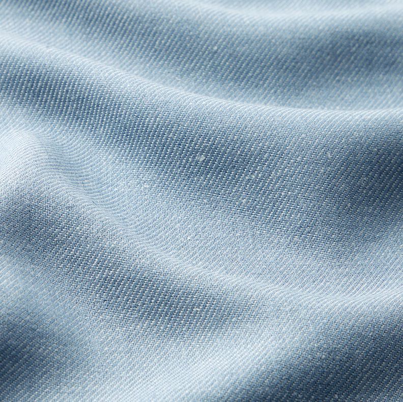 Twill de linho e viscose – azul claro,  image number 2