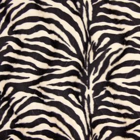 Imitação de pele zebra – creme/preto, 