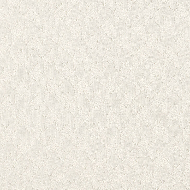 Jacquard Dobby Pied-de-poule – branco sujo,  image number 1