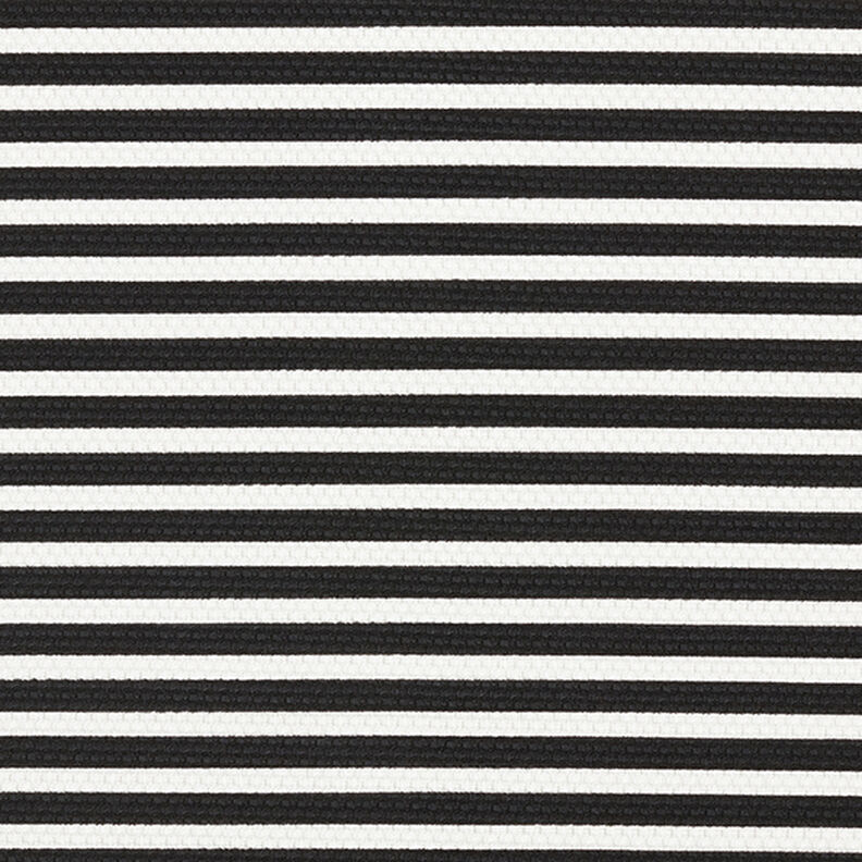 Malha Jacquard Textura Riscas diagonais – branco/preto,  image number 1