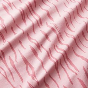 Jersey de algodão Zebra – rosa-velho claro, 