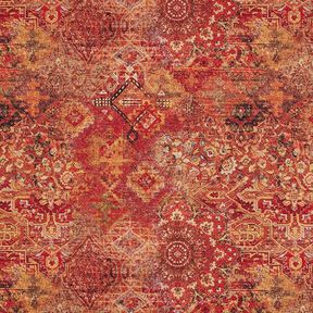 Tecido para decoração Gobelina tapete de tecido – terracota/vermelho-fogo, 