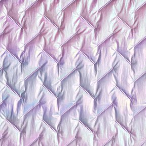 Tecido acolchoado Padrão diagonal, iridescente – vermelho violeta pálido, 