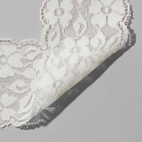Renda elástica para lingerie [60 mm] - branco natural, 