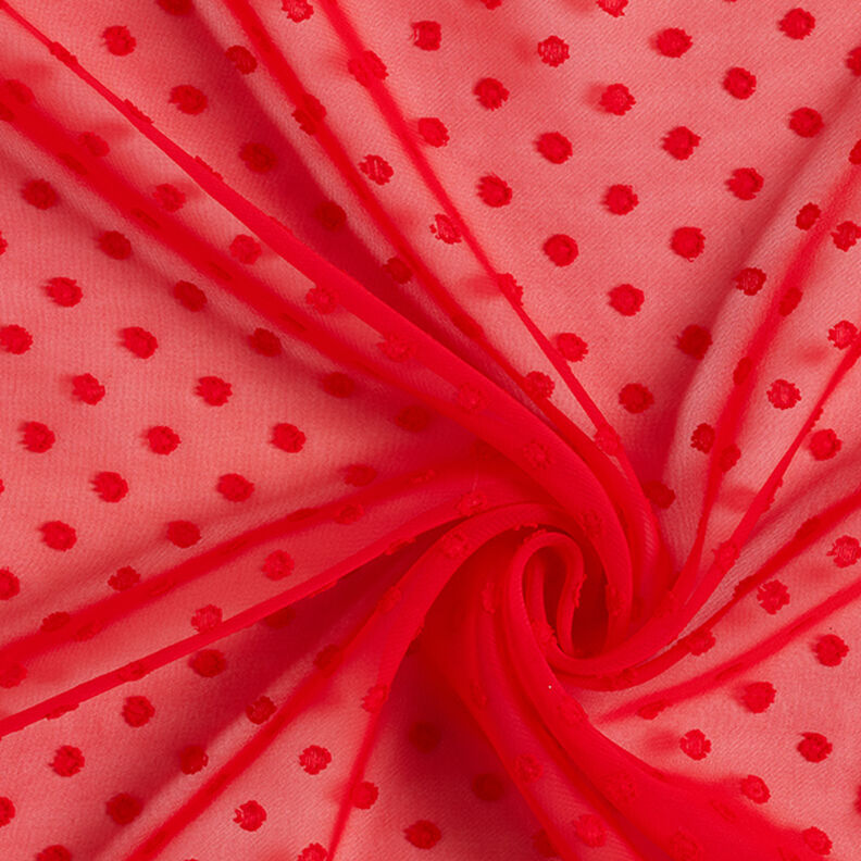 Chiffon Dobby Pintas – vermelho,  image number 3