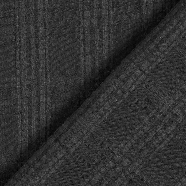 Anarruga Mistura de viscose e algodão – preto,  image number 5